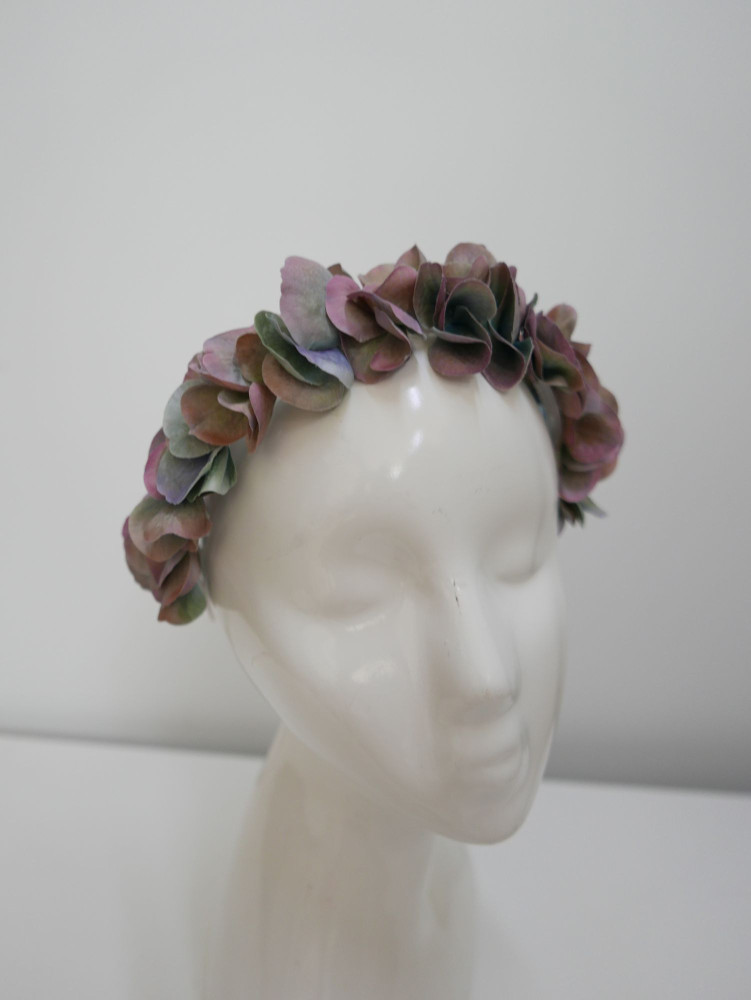 Opaska z kwiatów na eventy, wakacje, koncerty