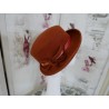 Agata rudy kapelusz filcowy-58-61 cm