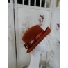 Agata rudy kapelusz filcowy-58-61 cm