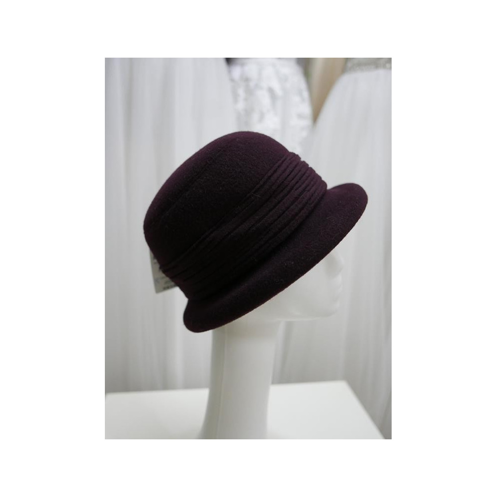 Bakłażan kapelusz  tkanina 54-56 cm