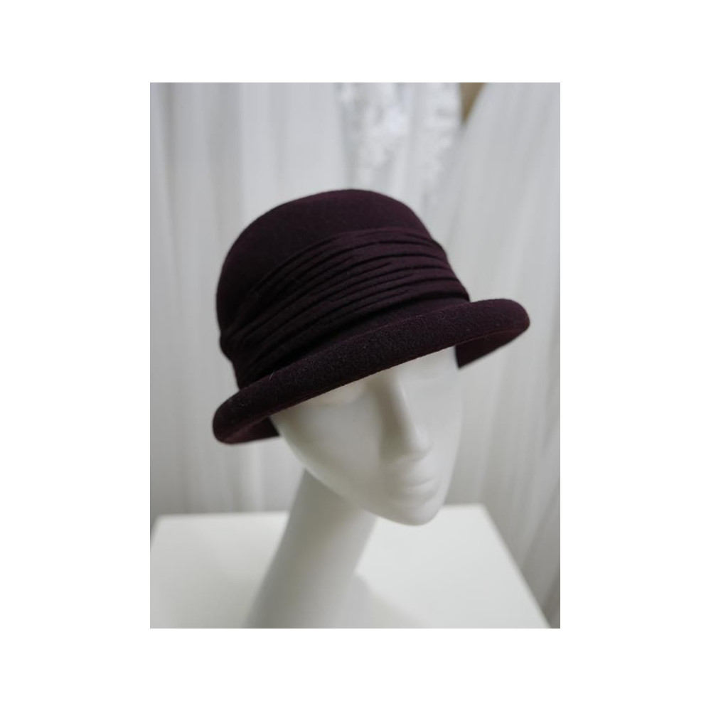 Bakłażan kapelusz  tkanina 54-56 cm