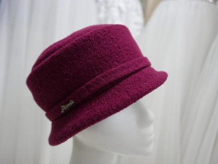 Bordo kapelusz  tkanina 56-57 cm