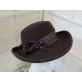 Berga - śliwkowy kapelusz filcowy 54-56 cm
