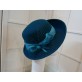 Selena ciemny turkus kapelusz filcowy 55-57 cm