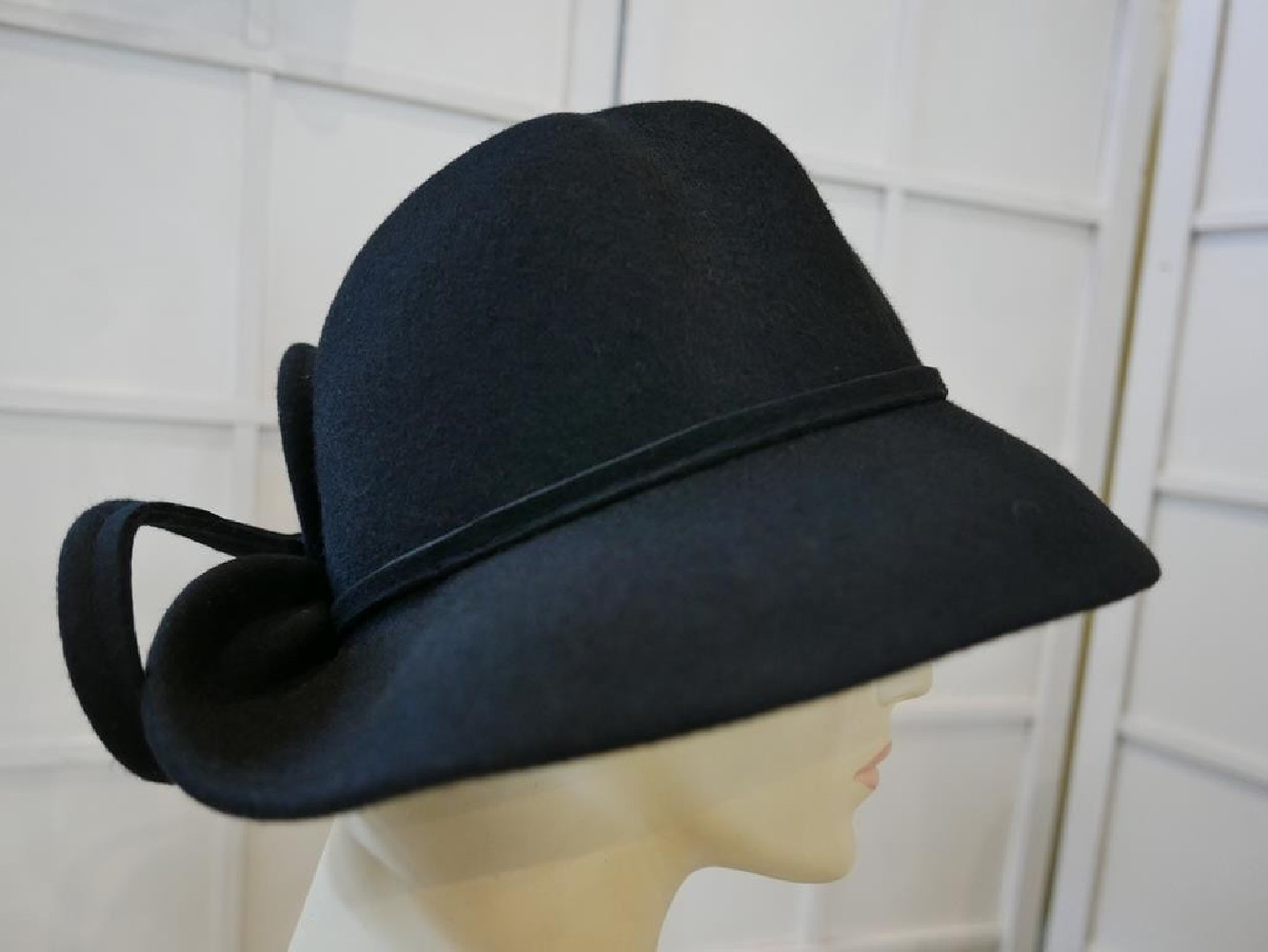 Greta retro kapelusz filc 54-56cm