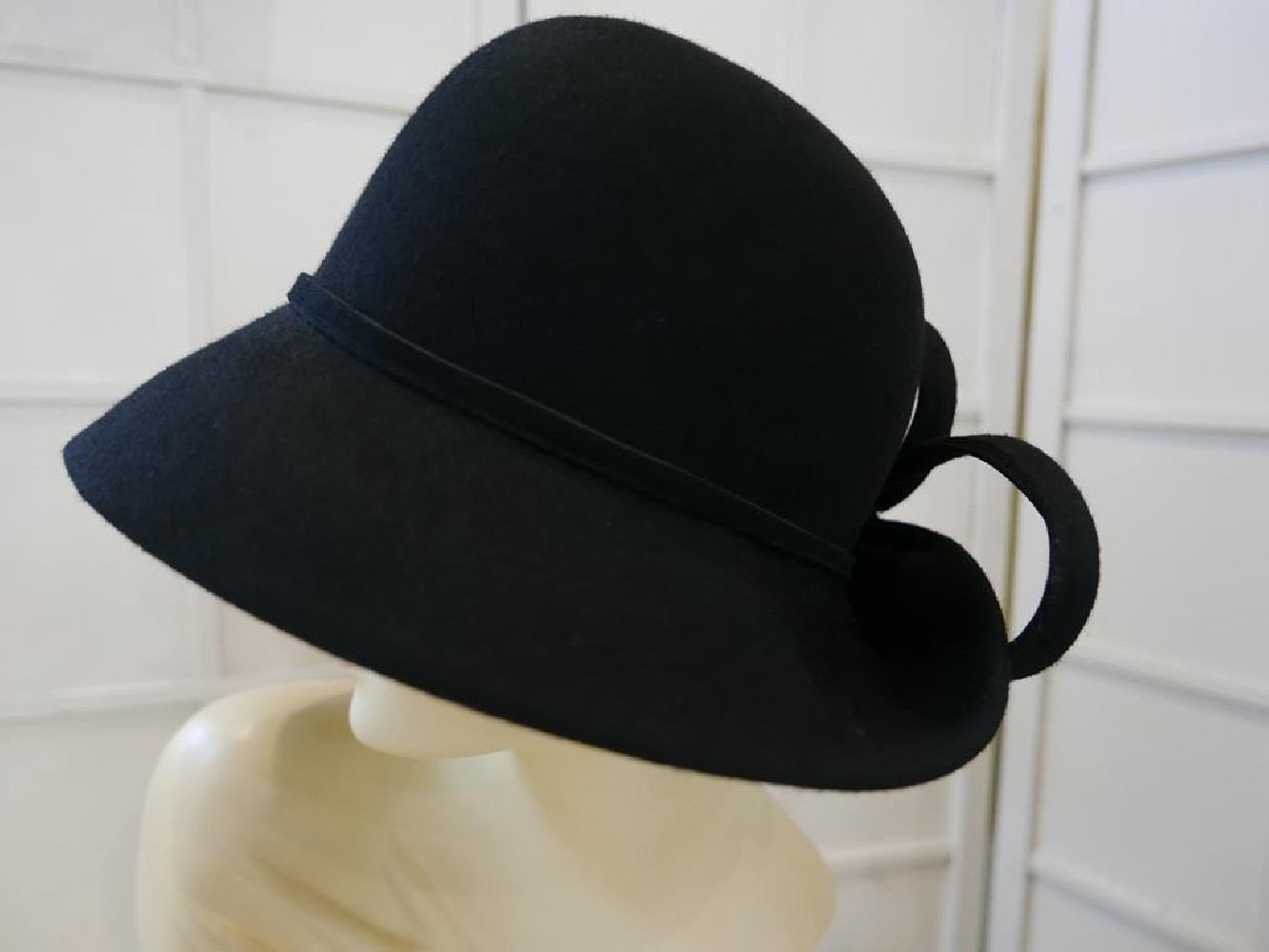 Greta retro kapelusz filc 54-56cm