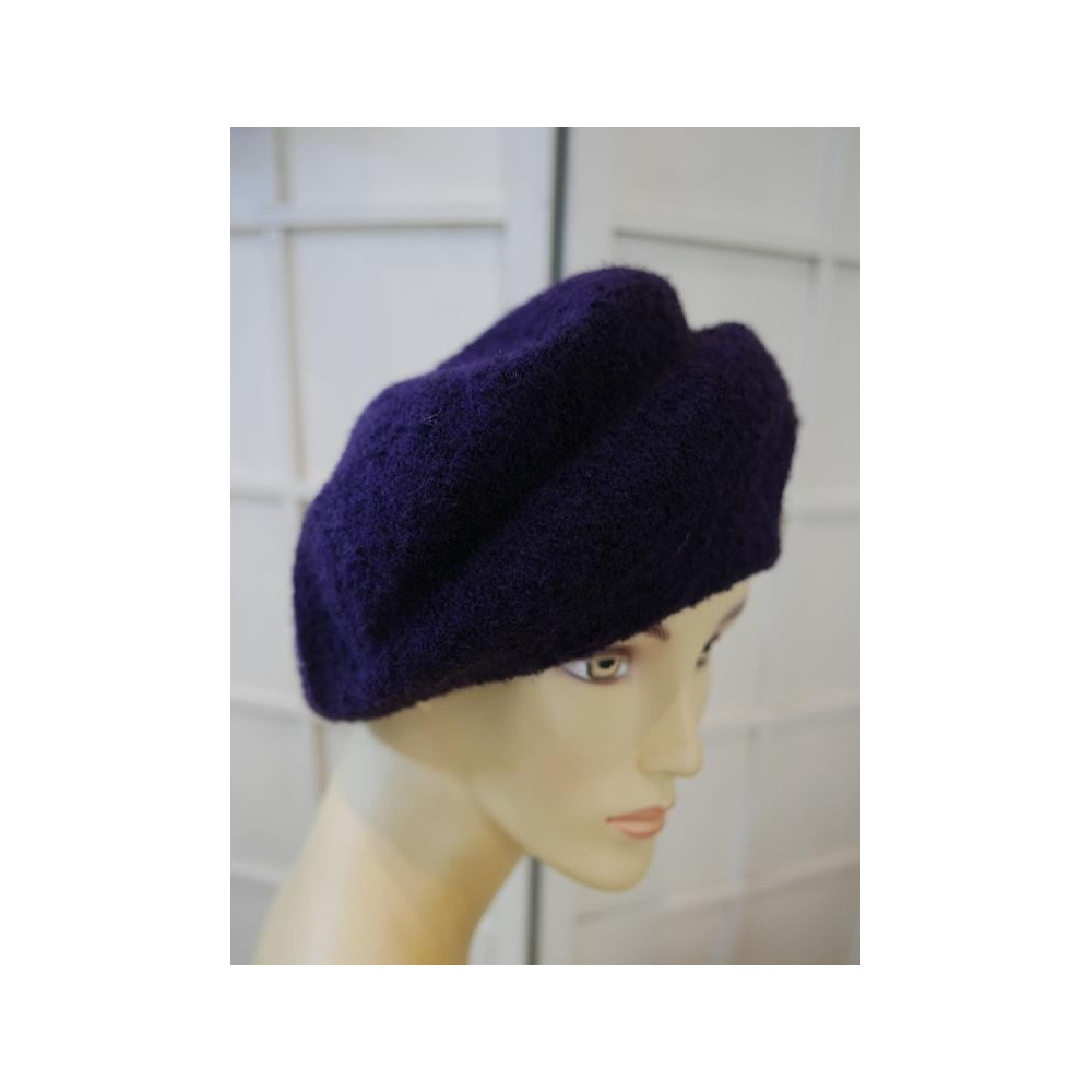 Bakłażan toczek, beret modelowany 55-56 cm