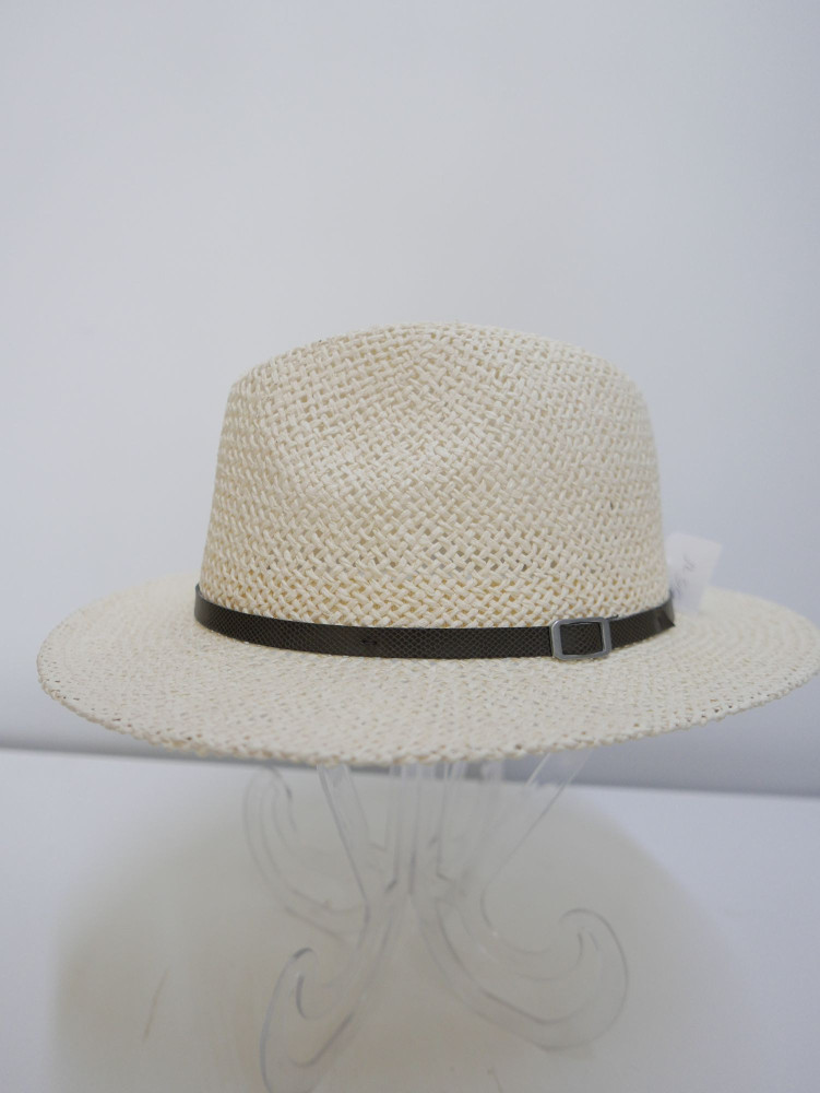 Męski kapelusz fedora, letni słomkowy | Zuwika Design