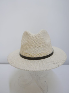 Męski kapelusz fedora, letni słomkowy | Zuwika Design