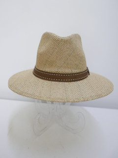 Męski kapelusz fedora, letni słomkowy | Zuwika Design