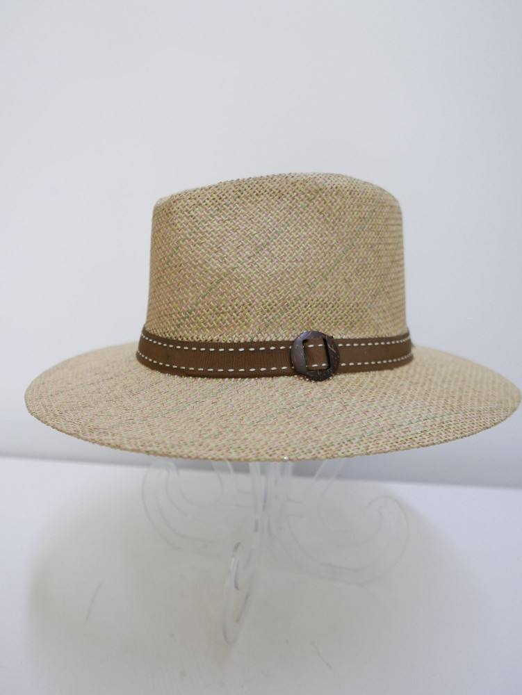 Męski kapelusz fedora, letni słomkowy | Zuwika Design