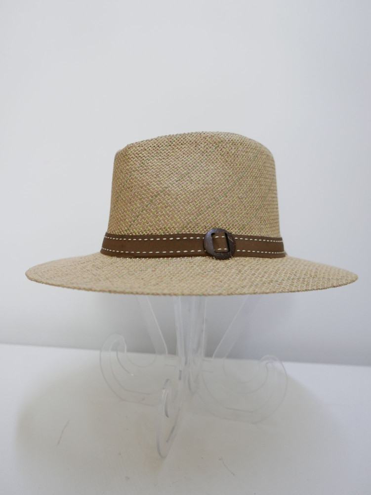 Męski kapelusz fedora, letni słomkowy | Zuwika Design