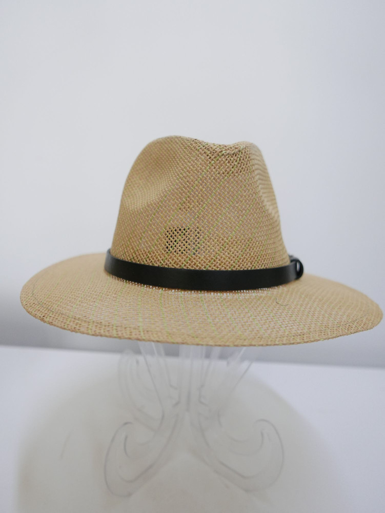 Męski kapelusz fedora, letni słomkowy | Zuwika Design