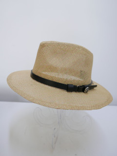 Męski kapelusz fedora, letni słomkowy | Zuwika Design