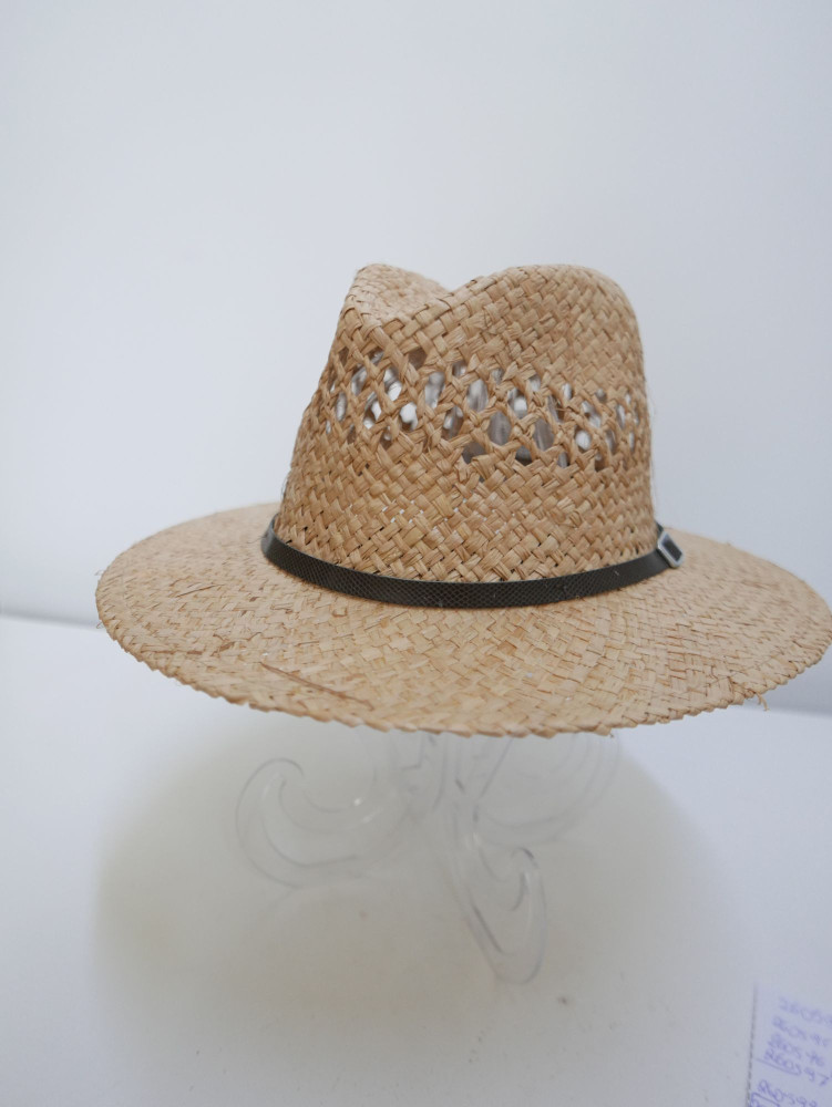 Męski kapelusz fedora,słomka naturalna | Zuwika Design