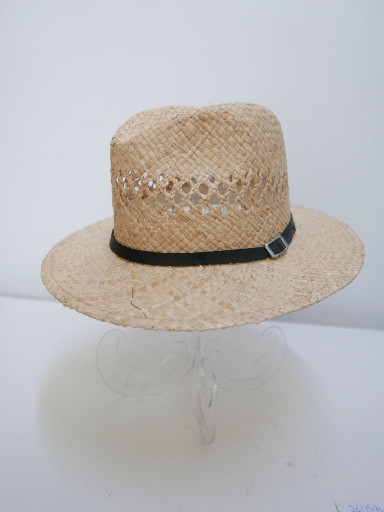 Męski kapelusz fedora,słomka naturalna | Zuwika Design