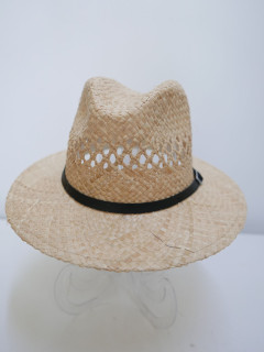 Męski kapelusz fedora,słomka naturalna | Zuwika Design