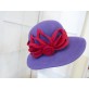 Devilla fioletowo czerwony kapelusz-54-57 cm