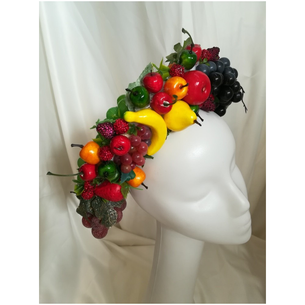 Owocowy wianek do sesji zdjęciowych