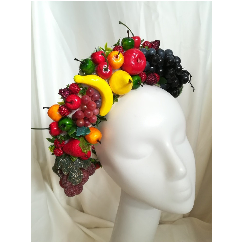 Owocowy wianek do sesji zdjęciowych