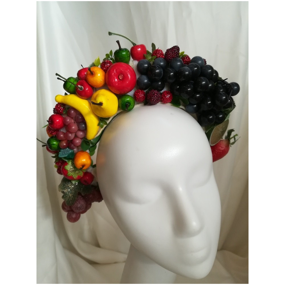 Owocowy wianek do sesji zdjęciowych