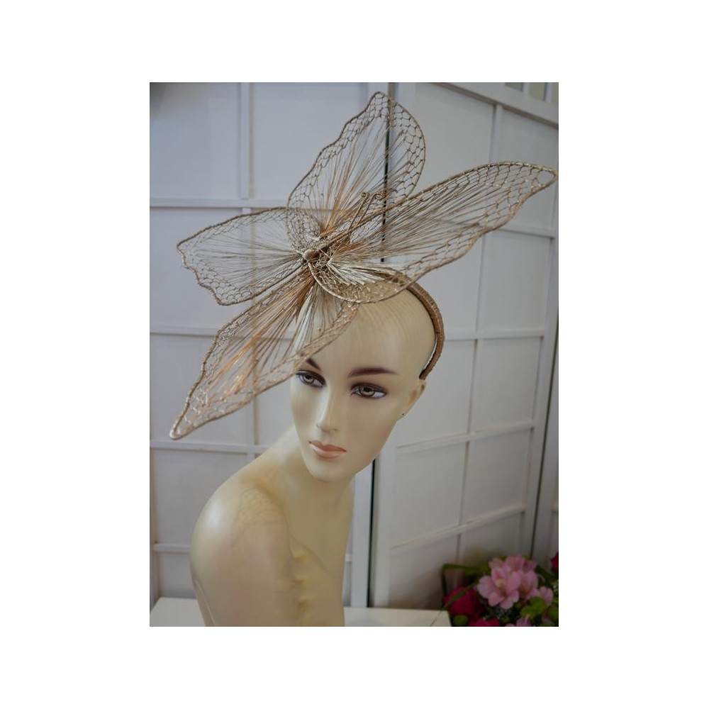 Złoty motyl Ascot Derby Hat