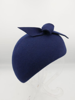 Ivanka royal blue filcowy midi toczek | Zuwika Design