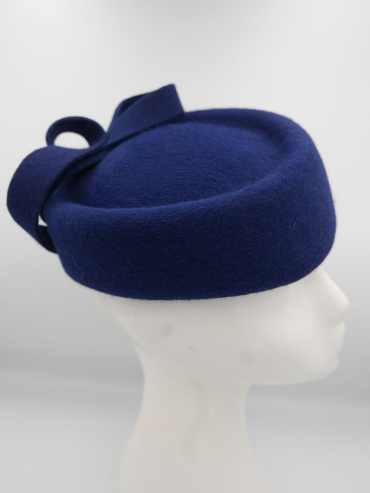 Tonya toczek filcowy royal blue | Zuwika Design