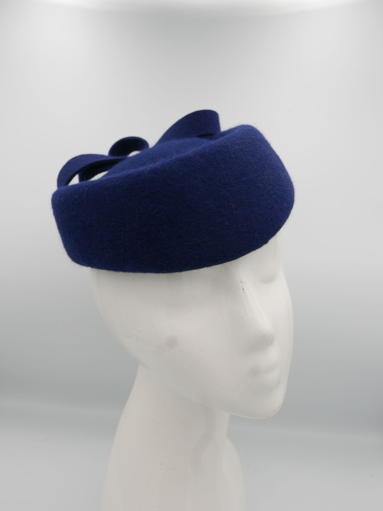 Tonya toczek filcowy royal blue | Zuwika Design