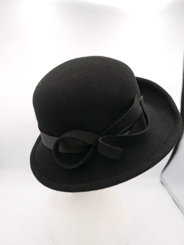 Rita czarny kapelusz filcowy 55-58 cm | Zuwika Design