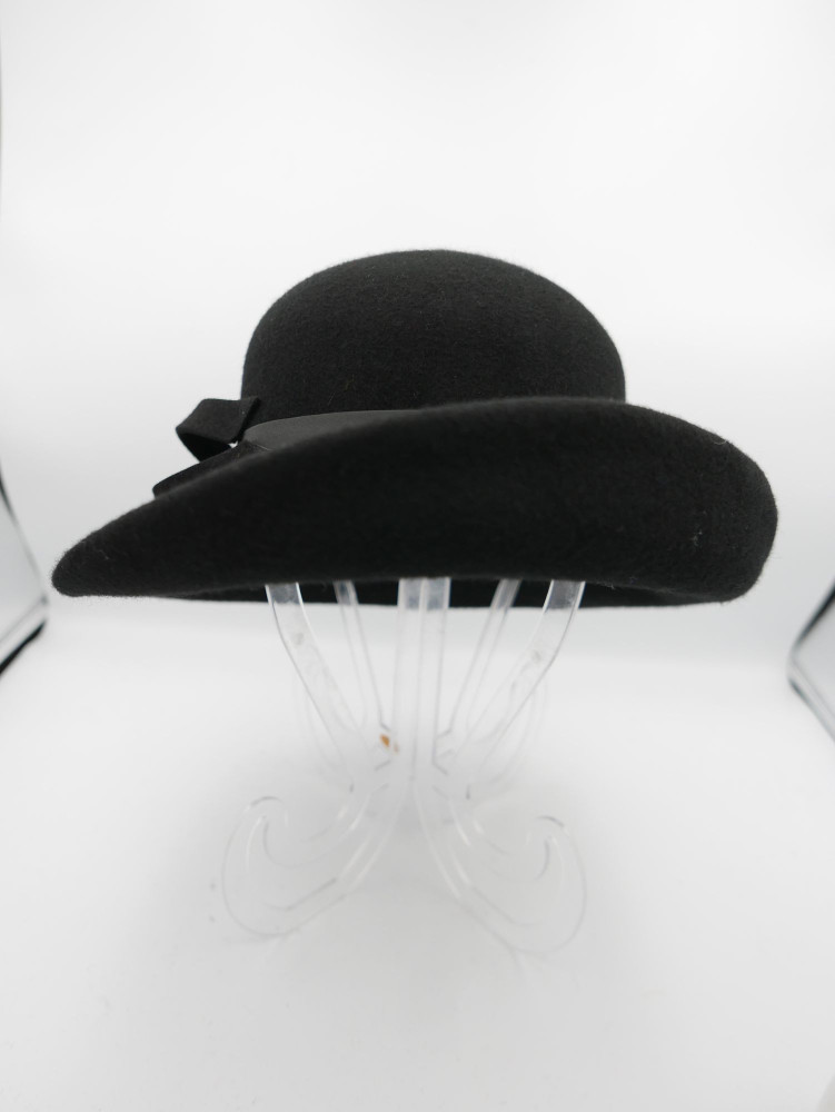 Rita czarny kapelusz filcowy 55-58 cm | Zuwika Design