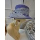 Romea liliowy kanotier kapelusz filc 53-56cm