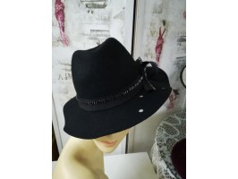 Joe czarny kapelusz filcowy 54-56 cm