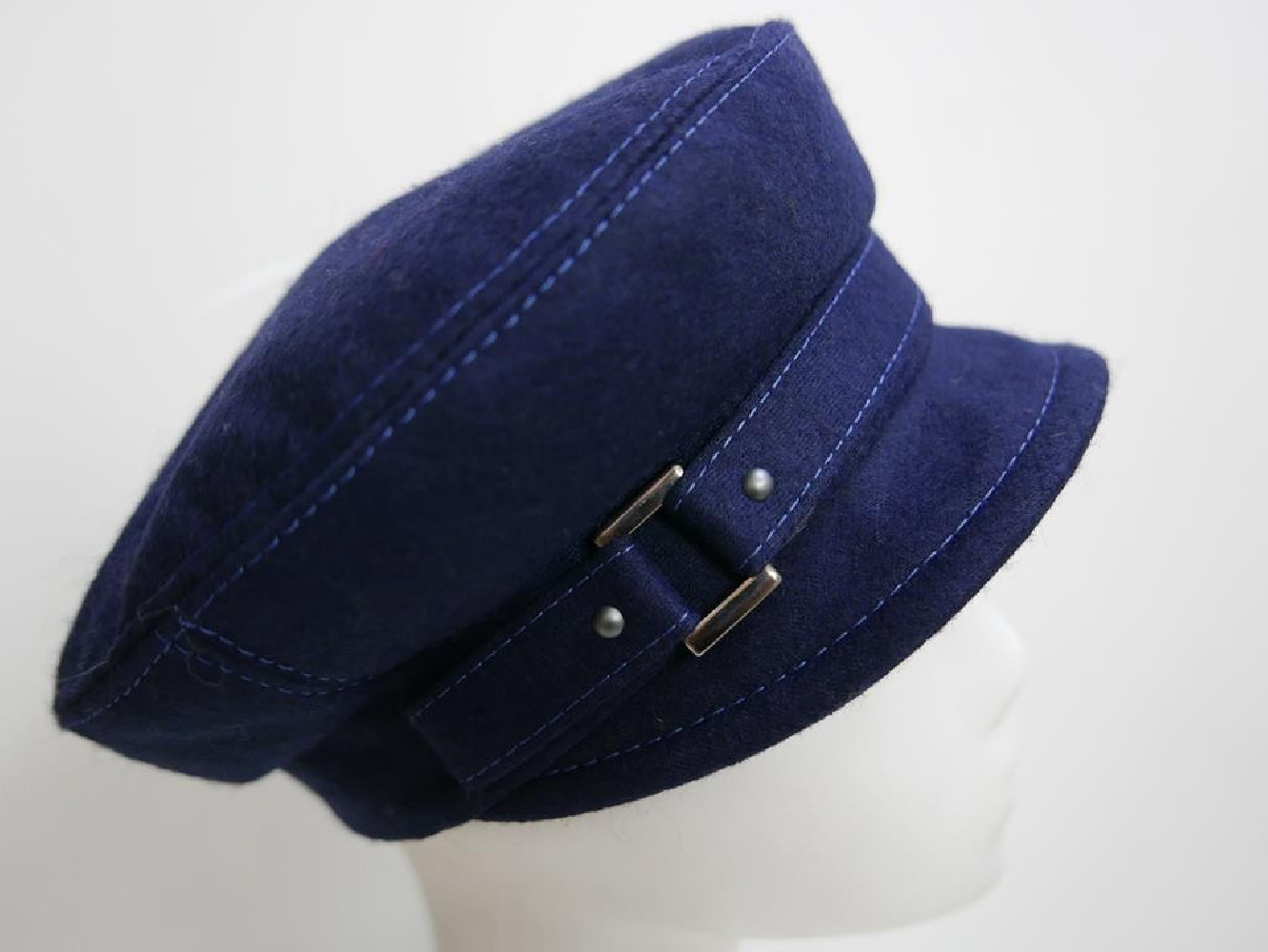 Maciejówka granatowa tkanina do 58 cm regulowany