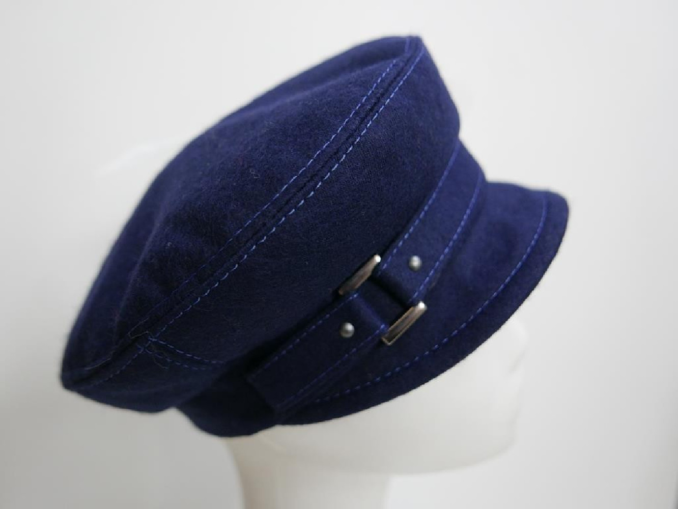 Maciejówka granatowa tkanina do 58 cm regulowany