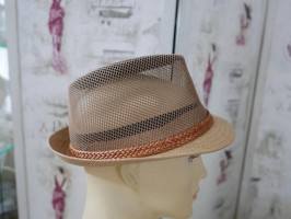 Vito beżowy, przewiewny letni  kapelusz 56-58 cm