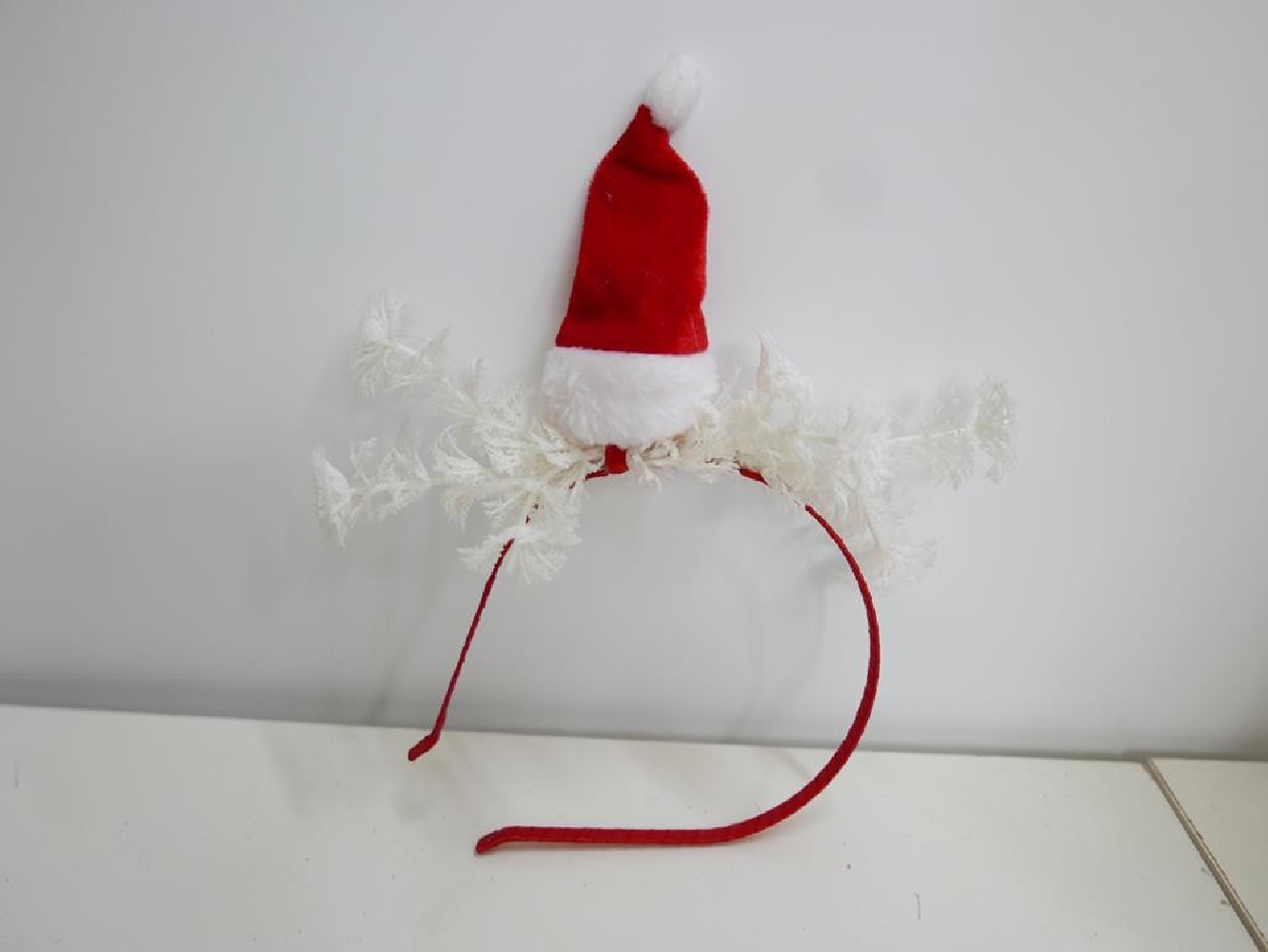 Świąteczny  fascynator- Przepaska