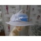 California biało błękitny kapelusz do 57 cm regulowany