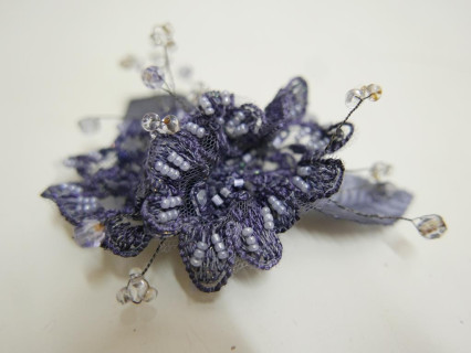 Szary stroik do włosów