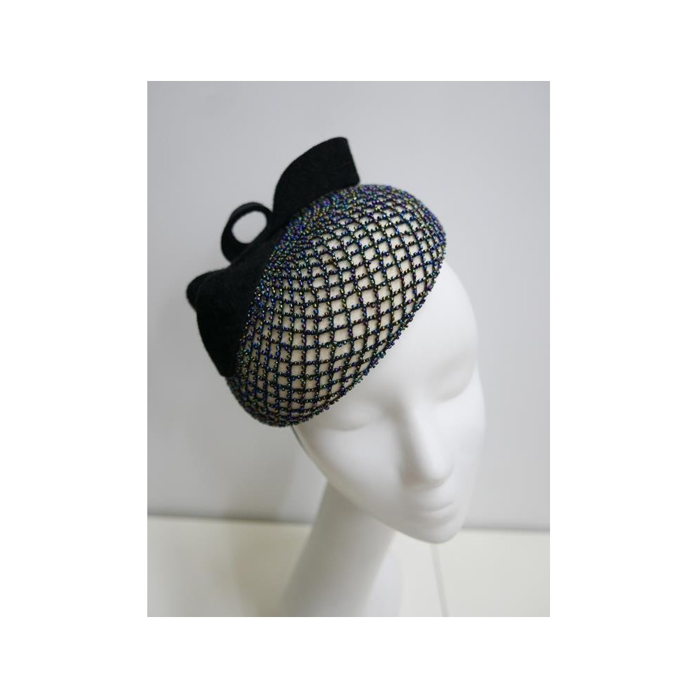 Walentyna toczek z koralikami toho