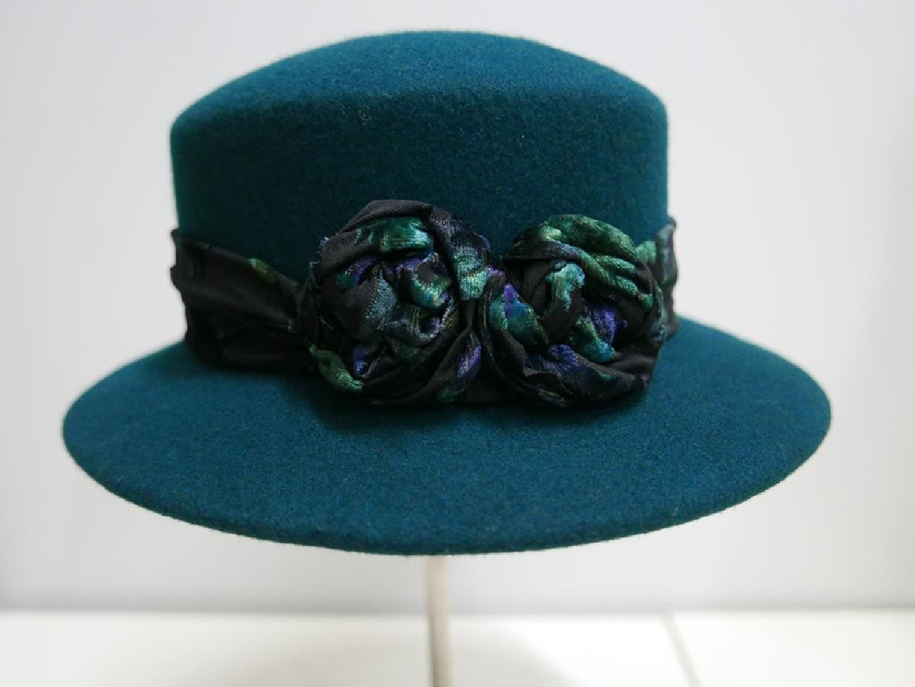 Denice -morska zieleń kapelusz filcowy-57-59 cm