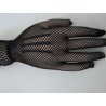 Rękawiczki czarne ażurowe-siateczka elastyczna