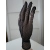 Rękawiczki czarne ażurowe-siateczka elastyczna