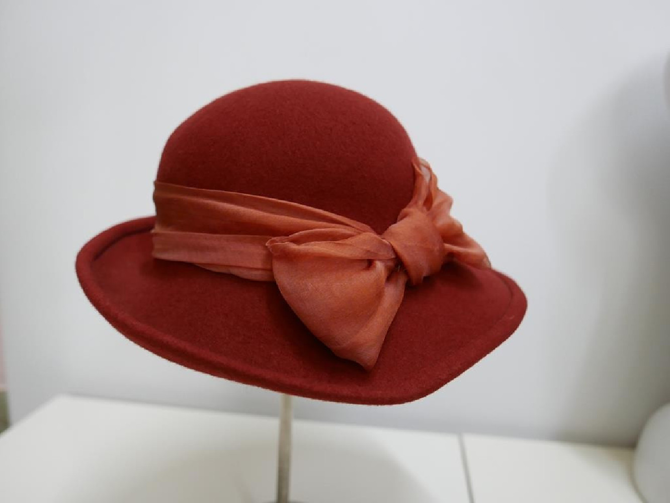 Amparo fantazyjny kapelusz filcowy terrakota 55-57 cm