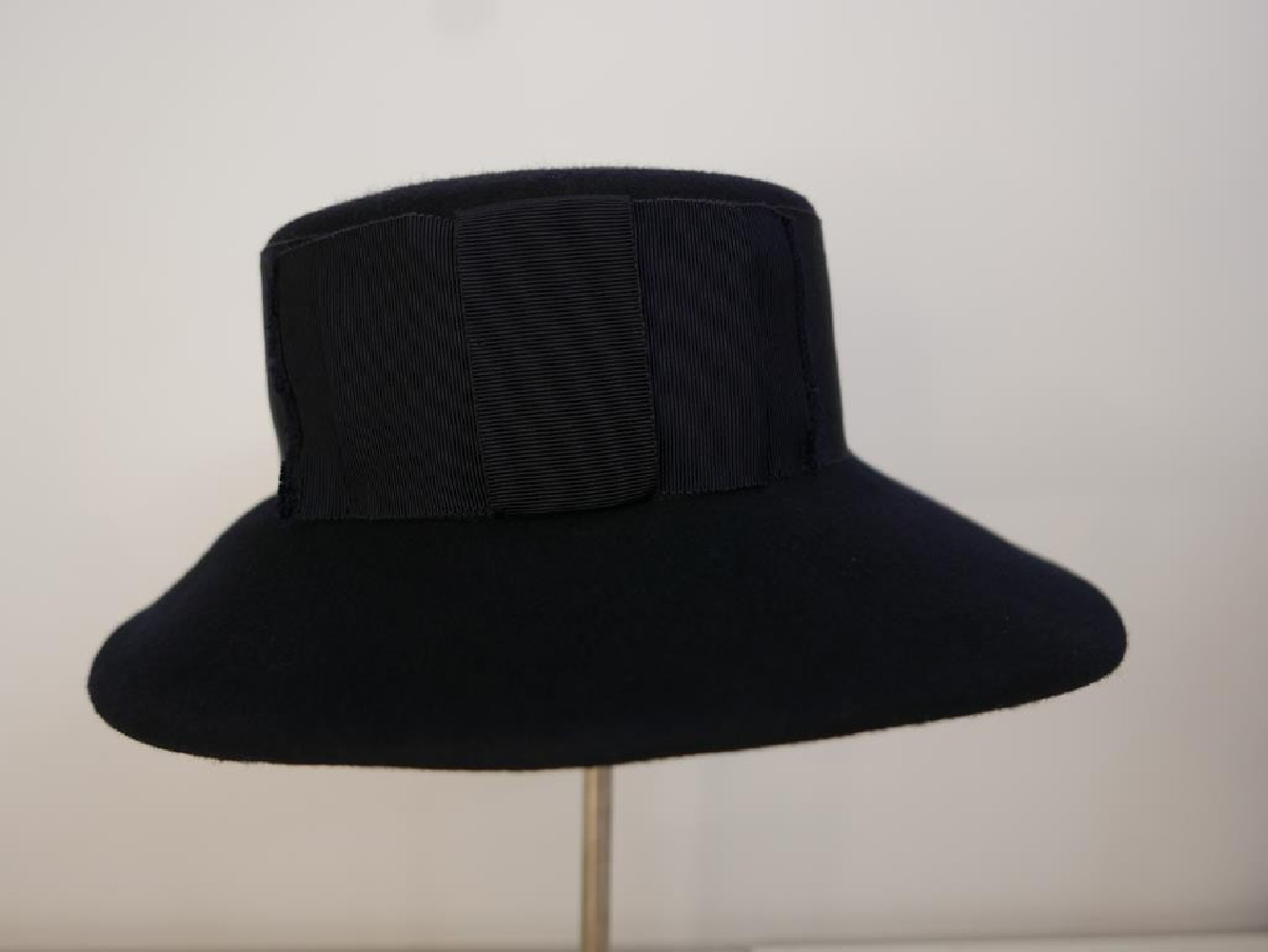 Daria granatowy kapelusz filcowy-r uniwersalny