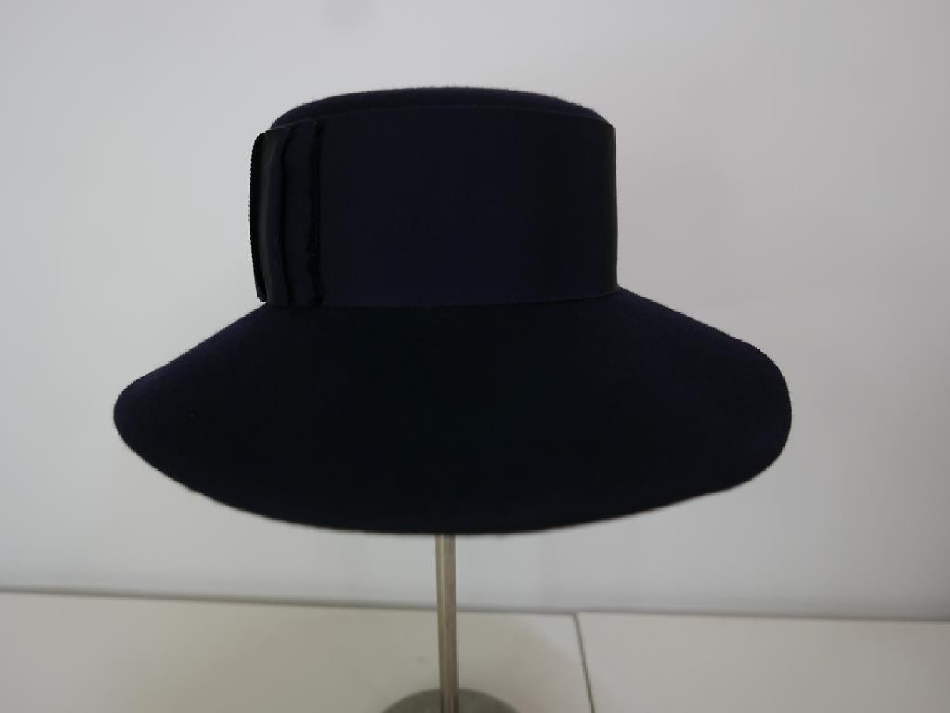 Daria granatowy kapelusz filcowy-r uniwersalny