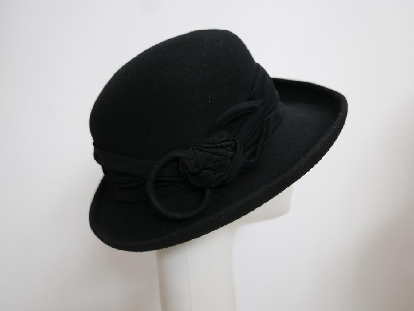 Roma Bis czarny kapelusz filcowy 54-56 cm
