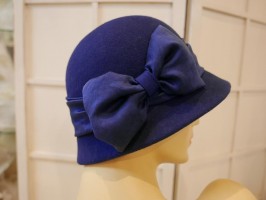 Dorota kapelusz klosz Royal blue 57-59 cm