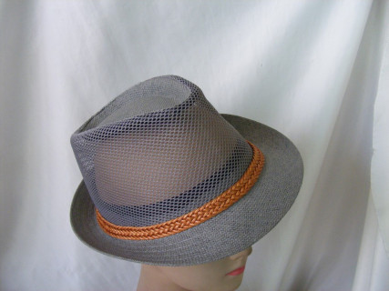 Vito szary przewiewny letni  kapelusz 57-58 cm