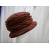 Rudy kapelusz  tkanina 56-57 cm